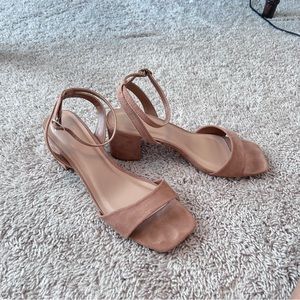 A New Day Low Heel Beige Strappy Sandal